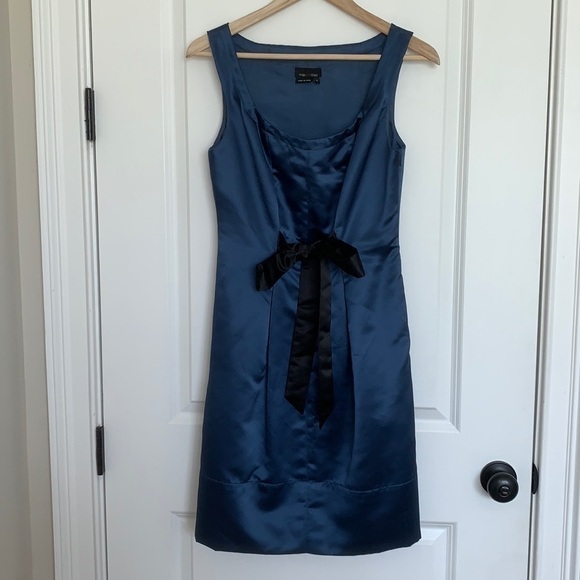 Max and Cleo Women’s Sleeveless Cocktail Dress Blue/Black 6 - Picture 1 of 7